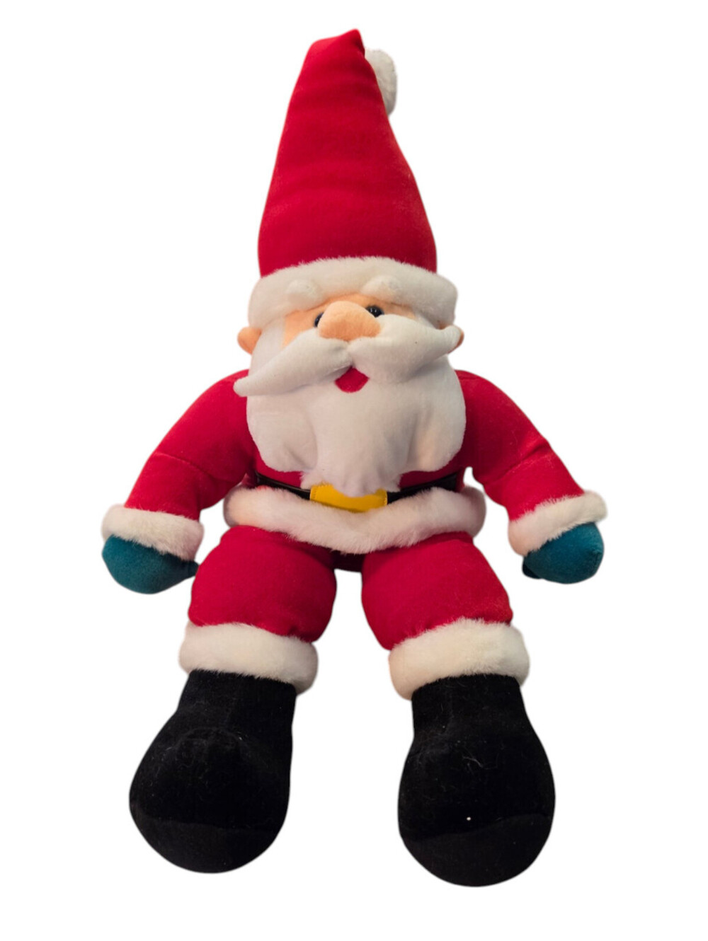 Vtg 1994 Shelf Sitter Large Plush Santa Claus Christmas Stuffed Animal